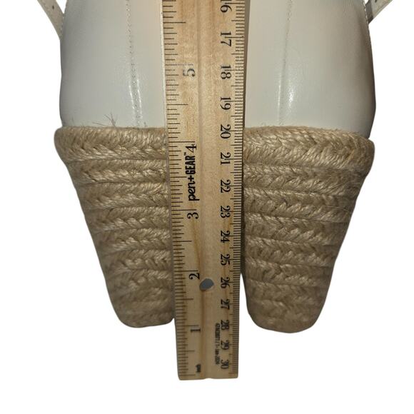 Dream Paris 9 White Women's Sandal Shoe Wedge 4 Inch Heel - Picture 7 of 8